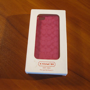 Coach  IPhone 5 Pink Case